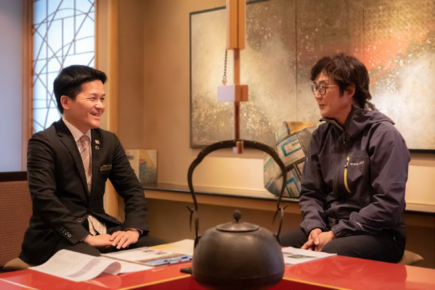 写真：対談の様子